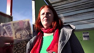 Luxurious MILF fucked in a public bus