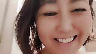 Mature Woman Peeing in the Toilet