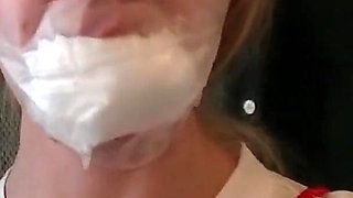 Kinky Slut: I Love It When You Gag Me with Your Big Fat Wife's Nasty Worn Panties!