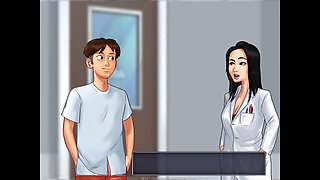 Small, douche maman, dibujos animados porno