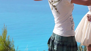 Wetting Ck Panties on the Hike