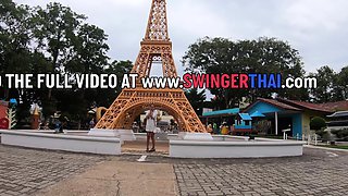 Thai girlfriend day out and sex at home