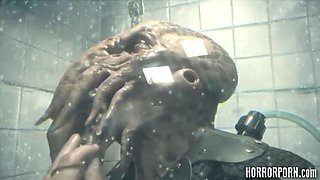 Extreme Horror Porn - Cunthulhu Monster Fucks MILF Rough Anal & Deepthroat