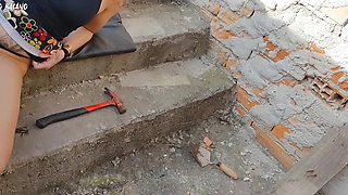 Paying a Construction Worker With Hard Anal Sex