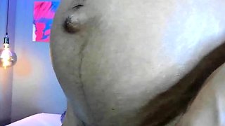 Big natural boobs pregnant latina milf pussy play