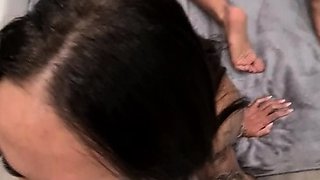 Hot amateur teen blowjob and facial HD video