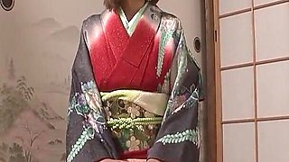 Sexy Japanese Girl Masturbates with Passion in Front of a Guy