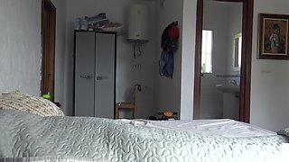 This Turkish Girl Is Shocked!!! I Take Out My Big White Cock in Front of Her.