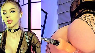 Blonde Dual Cam View by Her Fuck Machine
