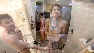 Amateur fuck session with sperm loving teen brunette