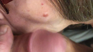 Goode Girl enjoys rope play with her husband's balls - Part 1