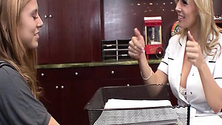 Tanya Tate and Stormie White's Intimate Erotic Massage with Pussy Licking and Big Natural Tits