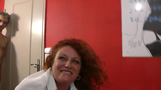 Mature Wife Gets Fucked in Front of Her Cuckold Husband!