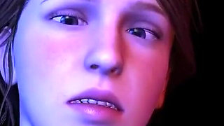 Hot sexy beauty is drilled by sex machine