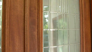 Dirty blonde sucks a black monster cock