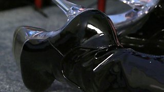 Strapon throatfucking session by brit