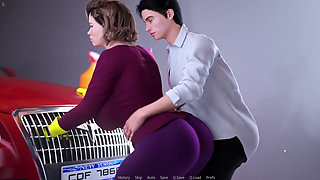 Stepmom Eve Hand Stucks And Stepson Helps Her Make Feel Happy