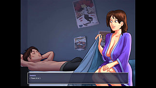 Milf Stepmom Creampied By Stepson - Summertime Saga Ep 5