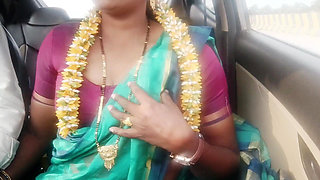 Step Dad Angry Daughter in Law Car Sex Telugu Crazy Dirty Talks. Part -2