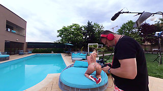 Backstage at the Pool I Like the Sun and the Cock Nina Heels