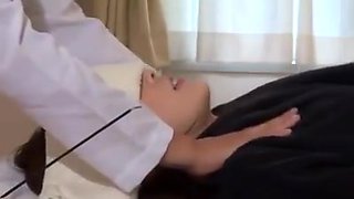 Japanese white college girl tricked abusive massage