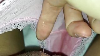 Dripping Pussy From Rubbing My Clit in Wet Panties