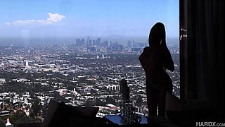 Tanned redhead Latina Vanna Bardot got 69 fuck with a big cock