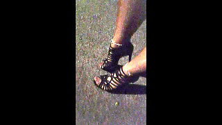 High Heel Nylon Walk