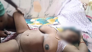 Huge boobs Horny Step mother seduced step son and enjoy with real moaning - full hindi audio