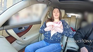 Aleya Sun Farting and Squirting in My Car