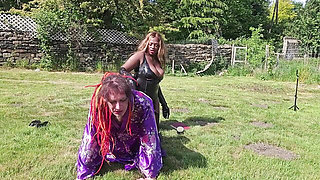 Jasmine_dlight & Ava Black - Don't Interrupt a Sunbathing Goddess - Extreme Anal Shemale Punishment Fisting