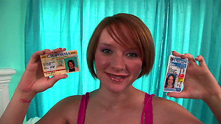 Sexy teen fucked in POV by an interracial dude