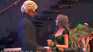 Vixens in a cartoon world getting it on
