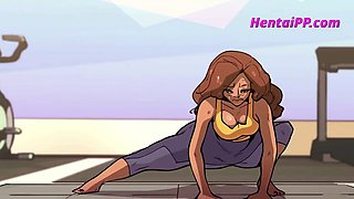 3D animated hentai featuring oral action with Rionelio