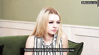 Nympho's small tits video