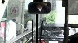 Fucked on a public bus