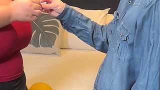 Angel BBW Has Her Hands Full of Huge Melons