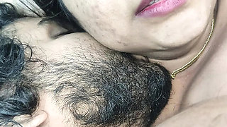Desi Indian Husband and Wife Hot Romance - Boobs Sucking and Lip Lock Hard Sex