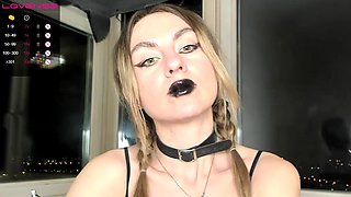 Russian slut kelly in black stockings: Blowjob, Amateur  Blonde Porn