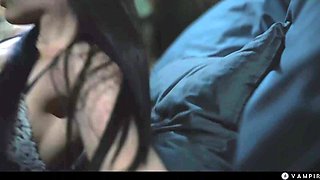 Vampy girl Josephine eats a cute asian out