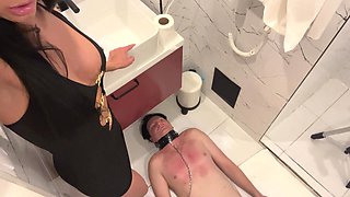 Femdom Podcast Trampling - I Go Out and Fuck Other Guys While the Idiot Cleans He Apartment and Irons the Clothes. Hahaha.