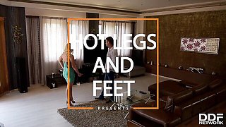 Big tits trailer with bendy Karlie Simon from PornWorld Legs and Foot Fetish