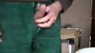 Grandpa Strokes and Shoots on Cam