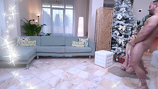 NEW YEAR GANGBANG! Perfect babe Georgia Koneva gets a New Year