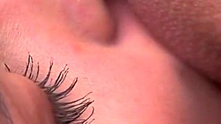 Big tits blonde and small tits brunette have lesbian sex