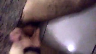 Stranger Handjob in a Public Restroom Glory Hole