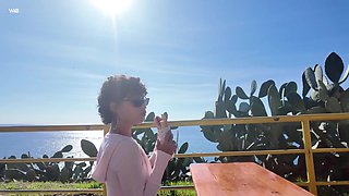 Lilith Baph - Sun Beach Intercourse in 4K - Public
