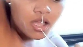 Stepdaughter in the Best Scenes Compiled From Deepthroat and Cum