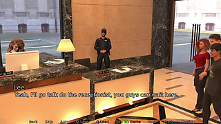 In the Hotel Toilet Hot Wife Giveing Handjob to Stranger - New Neighborhood - Ep07