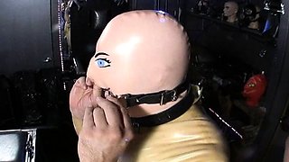 Fetish strapon femdoms cumshot fucking bdsm victim